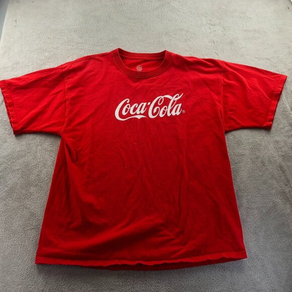 2 Coca-Cola T-Shirt Men's XL Lot Of Two Short Sleeve Classic Logo Graphic Tee - Picture 8 of 16